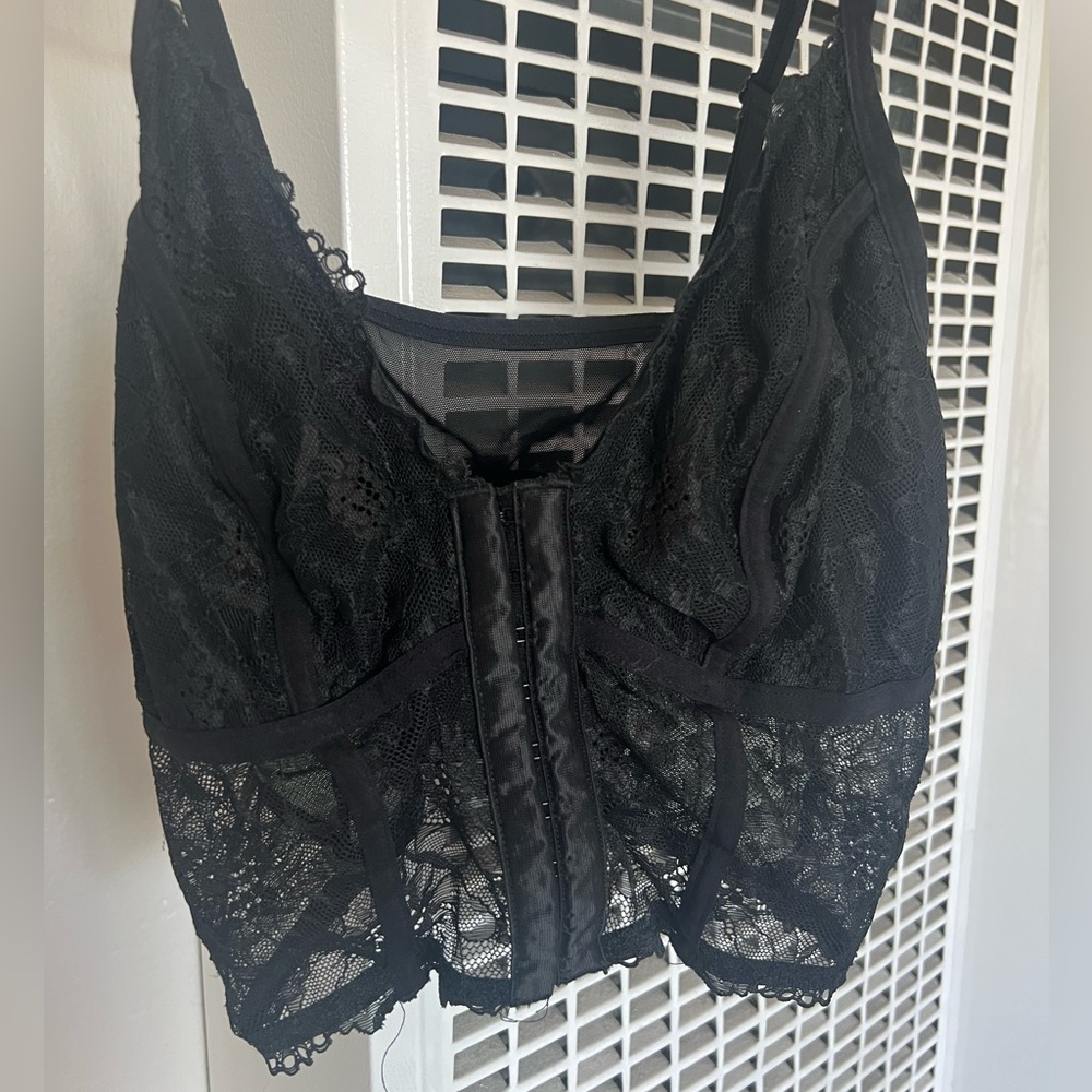 Black Going out top/corset top